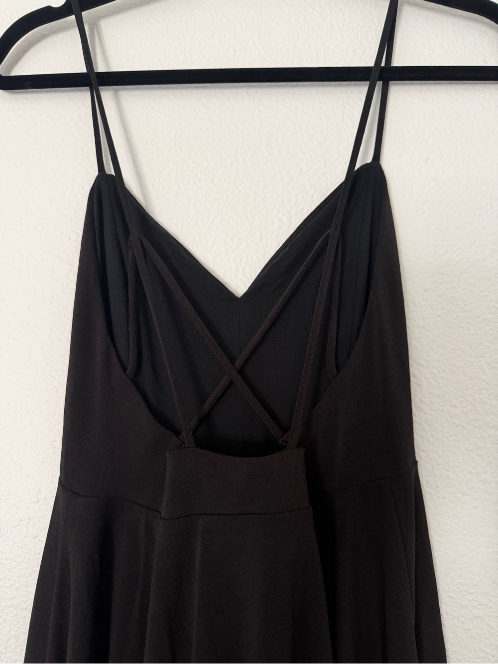 Kimchi Blue Valerina Strappy-Back Geometric Fit and Flare Mini Dress Urban - Picture 7 of 8